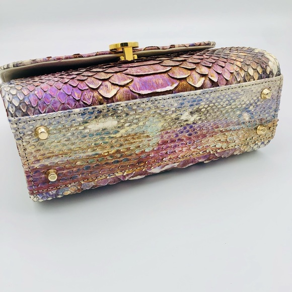 Multicolor Authentic Python handbag - Picture 4 of 9